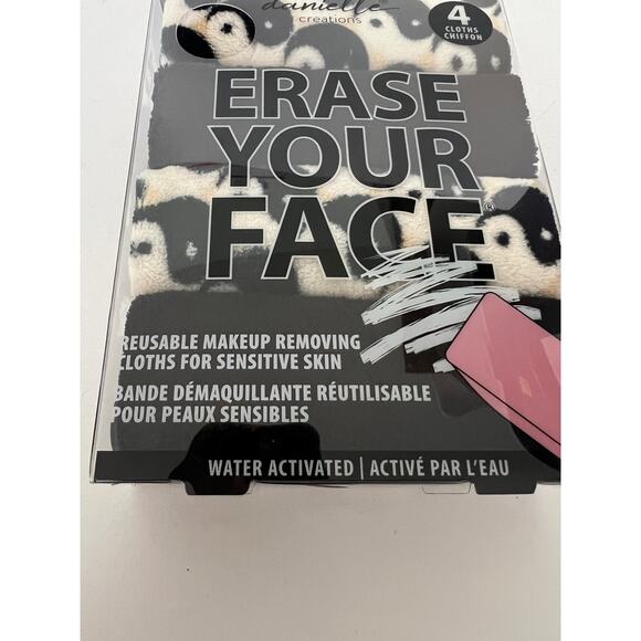 NEW Danielle Creations Erase Your Face Reusable Makeup Cloths Multicolor - Picture 4 of 7